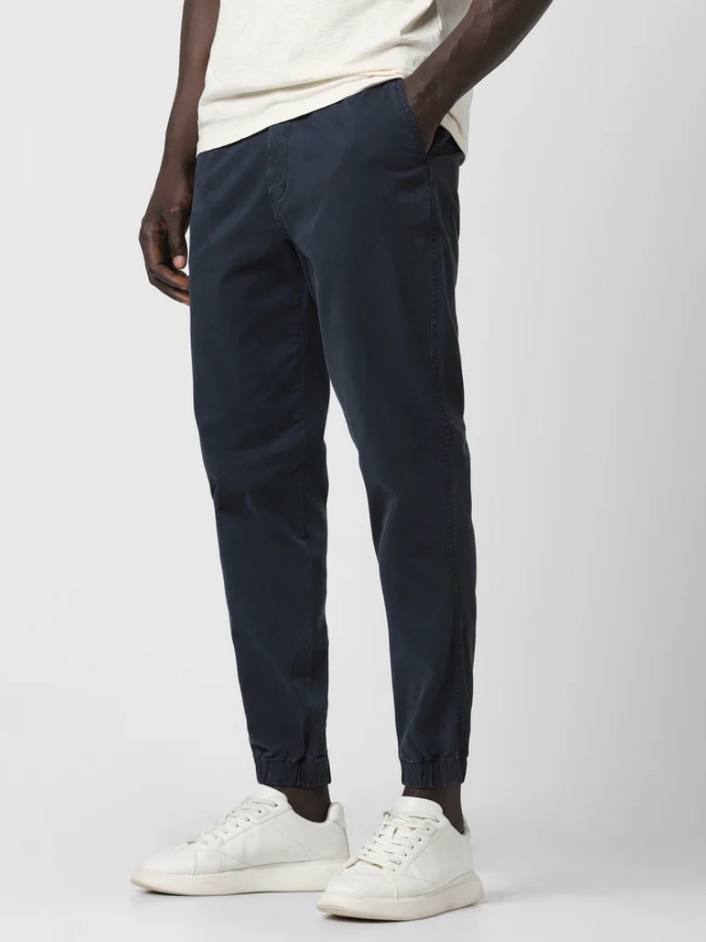 Men's Bearbottom Navy Stretch Jogger L